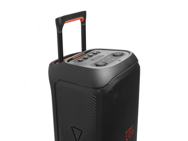 El JBL PartyBox Stage 320 ofrece sonido JBL Pro Sound de 240W, AI Sound Boost y un show de luces espectacular. Portátil con ruedas y batería intercambiable (18hs). Ideal para fiestas en Uruguay. Disponible en Avlis.