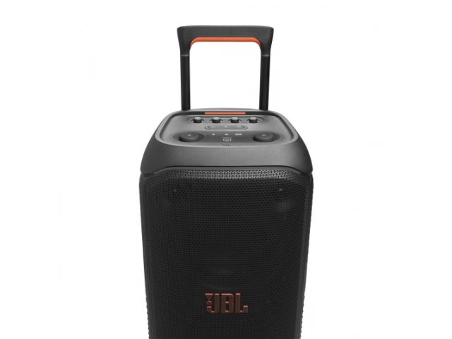 El JBL PartyBox Stage 320 ofrece sonido JBL Pro Sound de 240W, AI Sound Boost y un show de luces espectacular. Portátil con ruedas y batería intercambiable (18hs). Ideal para fiestas en Uruguay. Disponible en Avlis.