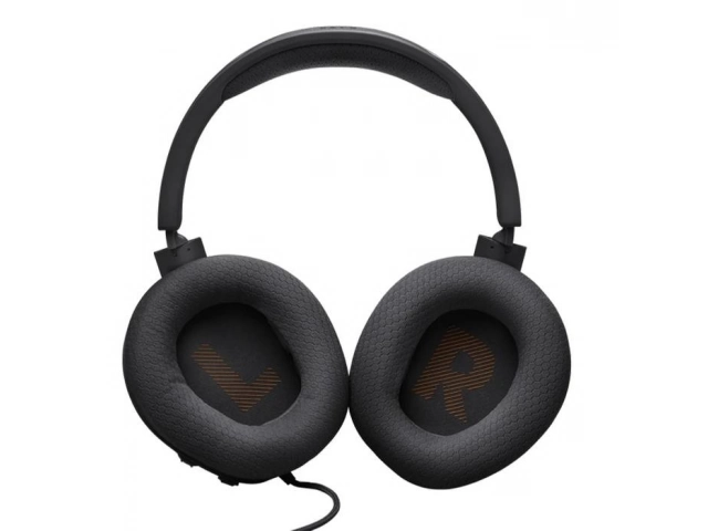 Almohadillas de espuma viscoelástica de los JBL Quantum 100 M2, comodidad para largas sesiones de juego.