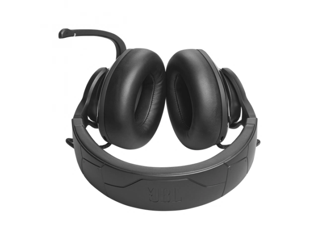 Diadema acolchada del JBL Quantum 910 que proporciona comodidad durante largas sesiones.