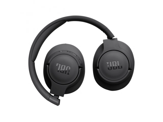 Diadema acolchada del JBL Tune 720BT, ajustable y suave para uso prolongado.