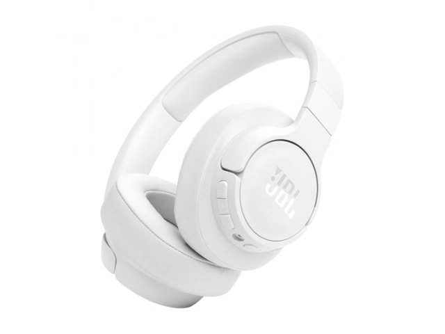 Lado derecho de los JBL Tune 770 BT White, mostrando el diseño minimalista y limpio.