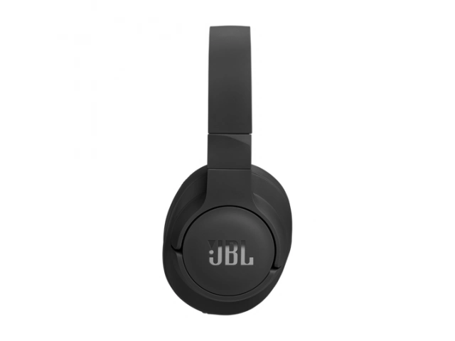 Auriculares JBL Tune 770BT Black plegados, demostrando su practicidad para guardar y transportar.