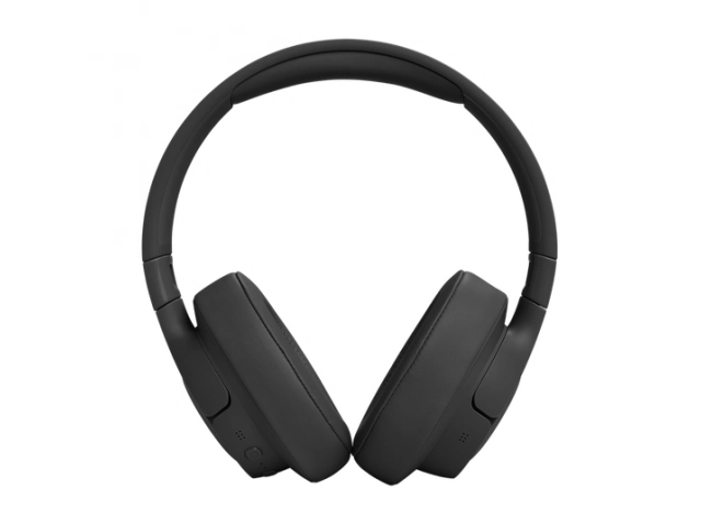 Auriculares JBL Tune 770BT Black plegados, demostrando su practicidad para guardar y transportar.