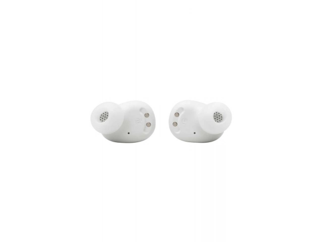 Auriculares JBL Wave Buds 2 blancos TWS con resistencia IP54 al polvo y salpicaduras, venta en Avlis Uruguay.
