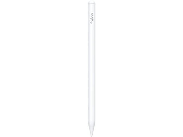 Lápiz óptico (stylus) Mcdodo PN-8920 color blanco para iPad, con punta fina y diseño minimalista.  