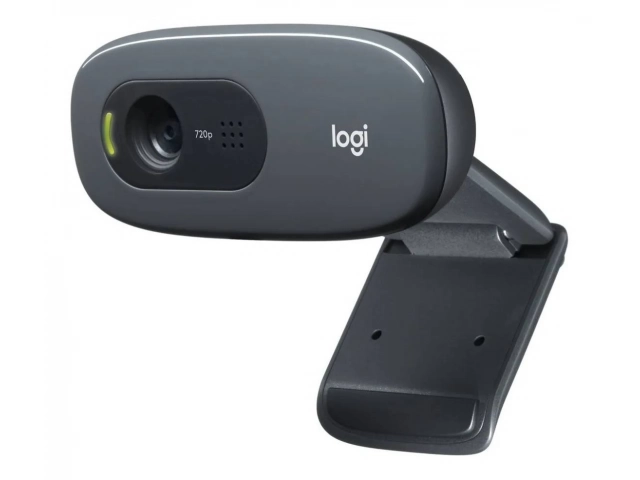 Clip de ajuste universal de la Webcam Logitech C270 HD compatible con monitores y portátiles