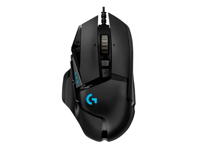 Mouse Logitech G502 Lightspeed Black en un setup gamer