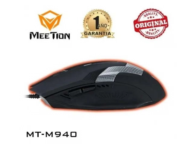 Mouse Gamer Meetion M940 listo para la acción. Conseguilo en Avlis Uruguay y mejorá tu rendimiento en juegos.