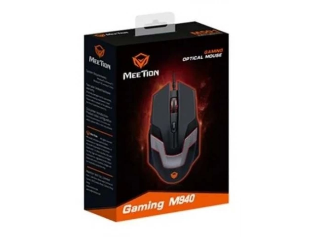 Detalle de los 7 botones programables y selector de DPI del mouse gamer Meetion M940. Comprar en Avlis para máximo control