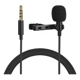 Micr�fono Solapero Cableado Conector Jack 3.5mm Universal