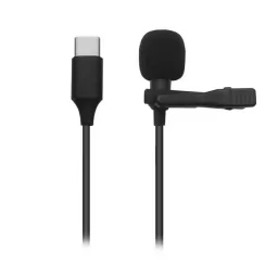 Micr�fono Solapero Cableado Conector USB Tipo C