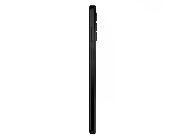 Vista lateral derecha del Motorola Moto G52 negro