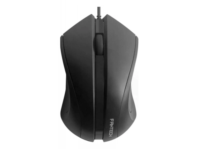 Mouse Fantech T533 óptico con cable USB en color negro. Diseño ergonómico para oficina y uso diario. Disponible en Avlis Uruguay.