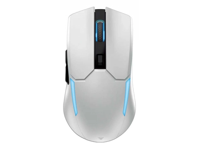 Mouse Gamer Inalámbrico Fantech Venom II WGC2 en color blanco, con iluminación RGB y sensor de 4200 DPI. Precisión y libertad. Avlis Uruguay