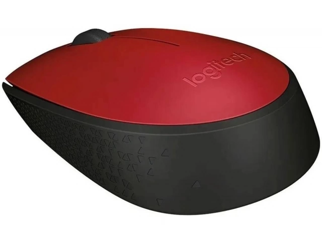 Vista superior del mouse Logitech M170 con acabado moderno y ergonómico  
