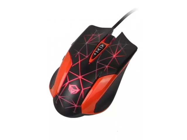 Mouse óptico del Combo Meetion C500 con diseño simétrico y DPI ajustable. 