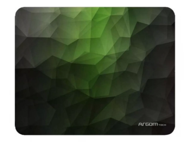 Mousepad Argom AC33G en color verde vibrante, con apoyo de gel ergonómico para la muñeca. Confort y estilo para tu escritorio. Avlis Uruguay