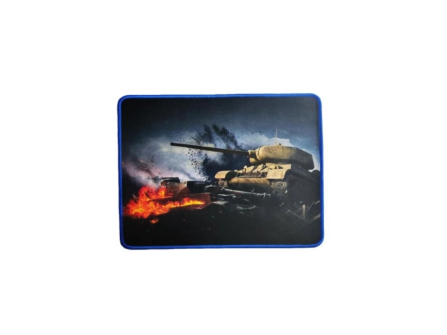 Mouse óptico sobre el Mousepad Gamer K6, destacando su compatibilidad y seguimiento perfecto.