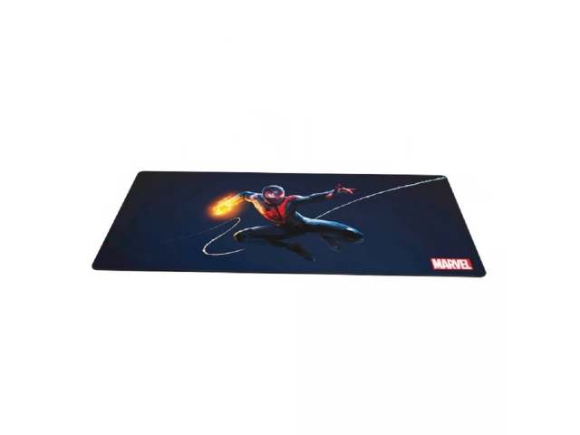 Detalle de la base de goma antideslizante del Mousepad Xtech Marvel Spider-Man XTA-M190SM, asegurando estabilidad en cualquier superficie de escritorio en Uruguay.