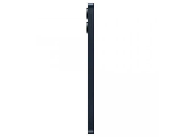 Pantalla encendida del Samsung Galaxy A06 negro, destacando su interfaz y claridad.
