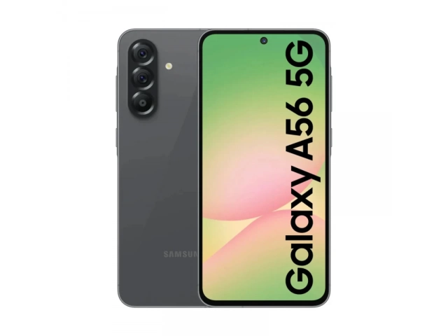 Pantalla Super AMOLED 120Hz del Samsung Galaxy A56 5G Black (Negro), colores vibrantes, disponible en Avlis.