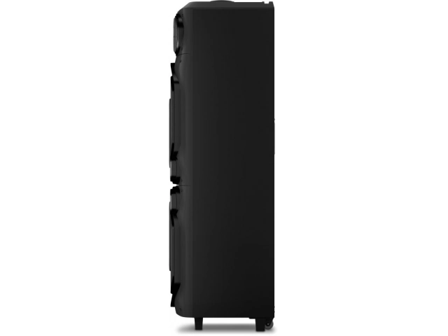 Parlante Bluetooth Philips TAX5708/77 ideal para fiestas en Uruguay. Potente sonido con Bass Boost, show de luces dinámico y entradas para karaoke (micrófono/guitarra). Disponible en Avlis.
