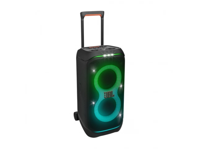 Parlante de fiesta JBL PartyBox Stage 320 con 240W RMS y luces dinámicas