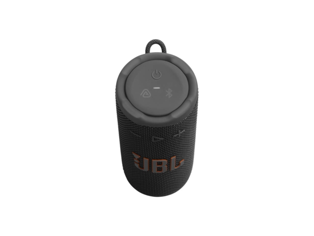 El JBL Grip Black, elegante y robusto (IP68), ofrece 16W de sonido JBL Pro y 14 horas de autonom&iacute;a.