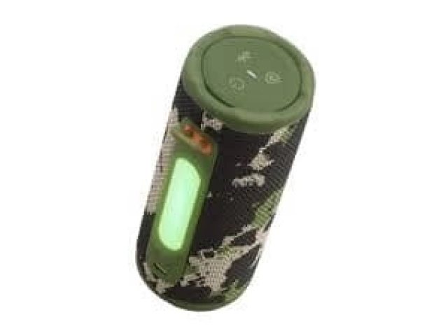 El parlante JBL Grip Squad con dise&ntilde;o camuflaje es indestructible: IP68 (agua/polvo) y a prueba de ca&iacute;das.