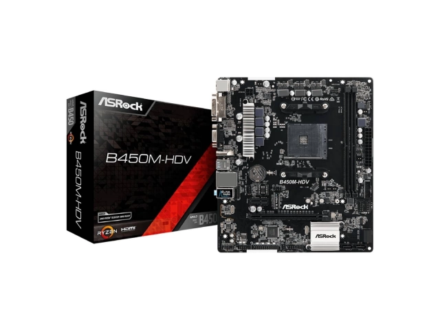Mother Asrock B450M-HDV R4.0 AM4 