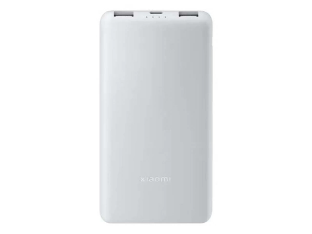Powerbank Xiaomi 10000mAh 22.5W Lite color gris, carga rápida y portátil, disponible en Avlis Uruguay.