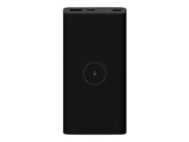 Powerbank Xiaomi 10000mAh con superficie de carga inalámbrica de 10W, diseño compacto, disponible en Avlis Uruguay.