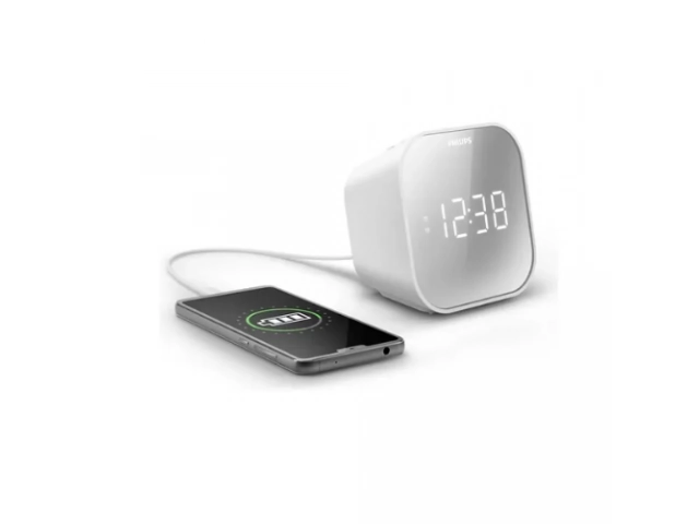 Despierta a tu manera con la Radio Reloj Philips TAR4406/37. Sintonizaci&oacute;n digital FM, alarma dual, display LED y bater&iacute;a de respaldo.