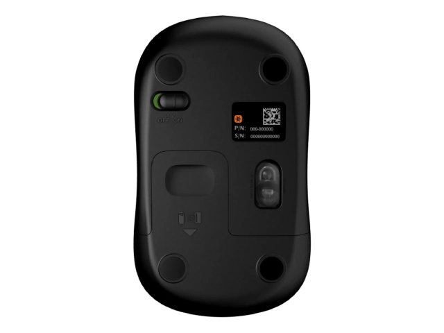 Receptor nano USB del mouse Logitech M317C Golden Garden, fácil de usar y almacenar.
