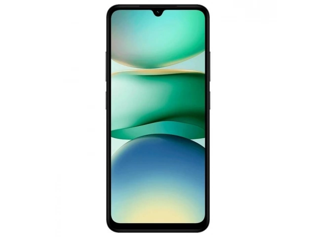 Vista frontal del Xiaomi Redmi A5 4GB/128GB en color negro, mostrando su pantalla HD  de 6.88 pulgadas.