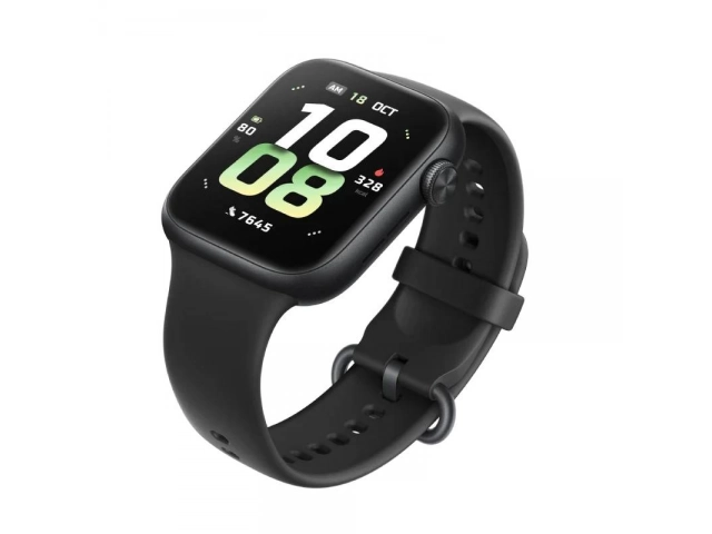 Detalle de la correa y diseño del reloj inteligente Honor Watch 5 negro, destacando su estilo moderno para el día a día, compra en Avlis