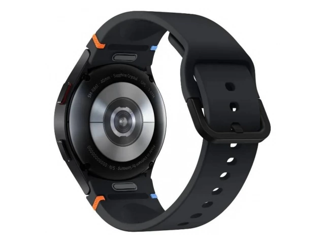 Pantalla del Samsung Galaxy Watch FE Negro con seguimiento deportivo GPS y diseño resistente.