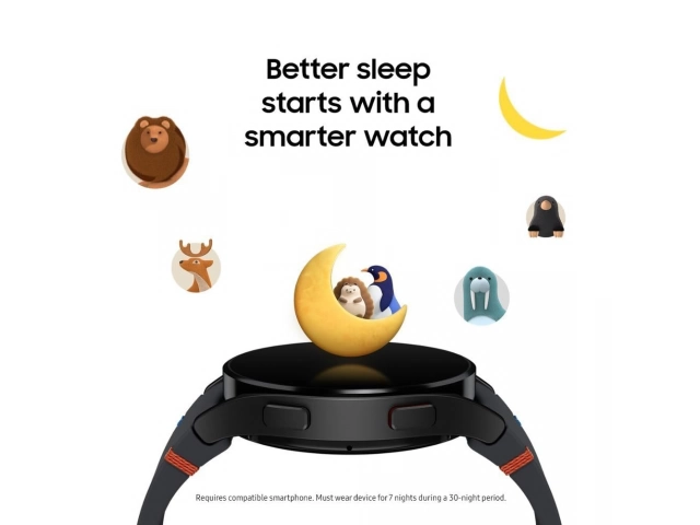 Pantalla del Samsung Galaxy Watch FE Plata con interfaz Wear OS y acceso a aplicaciones