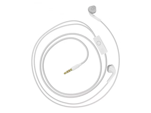 Vista del par completo de auriculares Samsung EHS61 con cable.