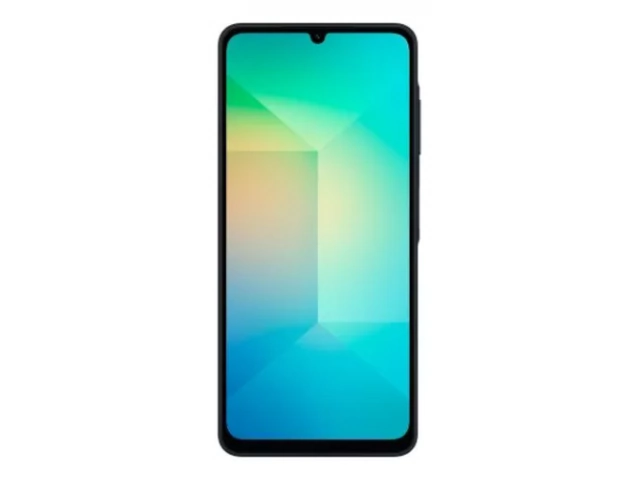 Vista frontal del Samsung Galaxy A06 4GB 64GB color negro