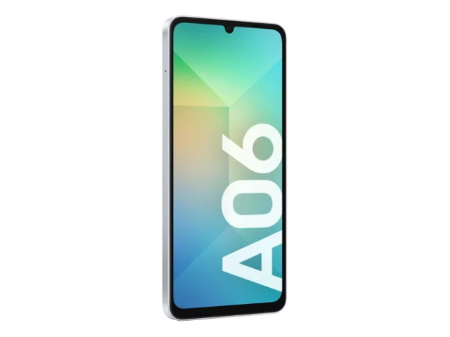 Vista frontal del Samsung Galaxy A06 4GB 64GB color azul