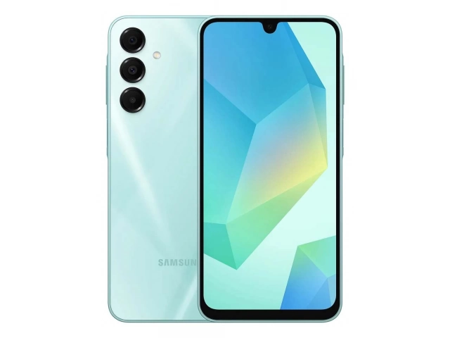 Nuevo Samsung Galaxy A16 en color Verde, con 4GB RAM, 128GB de almacenamiento y una vibrante pantalla Super AMOLED de [ej: 6.5 pulgadas]. Disponible en Avlis Uruguay.
