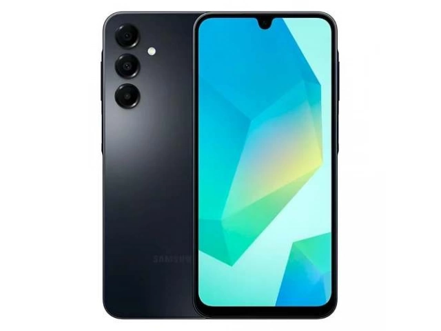 Diseño lateral elegante del smartphone Samsung Galaxy A16 negro, venta en Avlis.