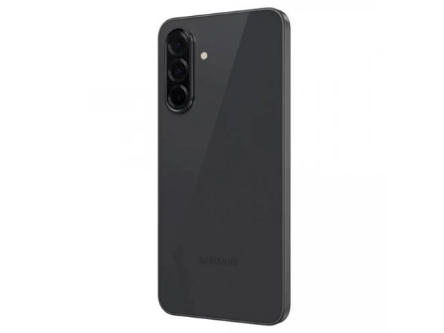 Detalle de la triple cámara de 50MP del Samsung Galaxy A36 5G 128GB Black (Negro), en Avlis Uruguay.