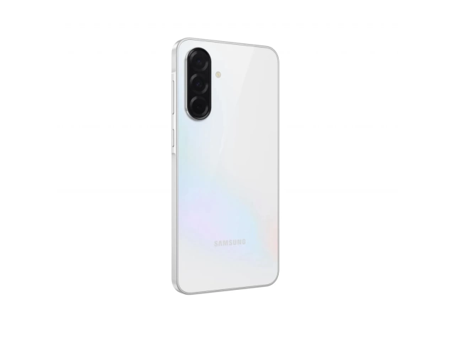 Detalle de la triple cámara de 50MP del Samsung Galaxy A36 5G 128GB White (Blanco), en Avlis Uruguay. 
