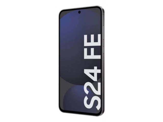 Smartphone Samsung Galaxy S24 FE, 8GB RAM, 256GB almacenamiento, color Graphite, vista frontal, en Avlis, Uruguay.