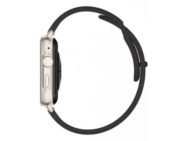 Smartwatch Argom S55 color Negro con pantalla táctil grande, funciones de salud y notificaciones, disponible en Avlis Uruguay
