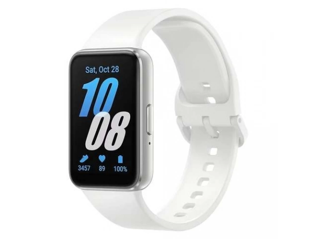 Smartwatch Samsung Galaxy Fit3 en color Gris, con pantalla AMOLED de 1.6 pulgadas y funciones avanzadas de seguimiento de salud y fitness. Avlis Uruguay