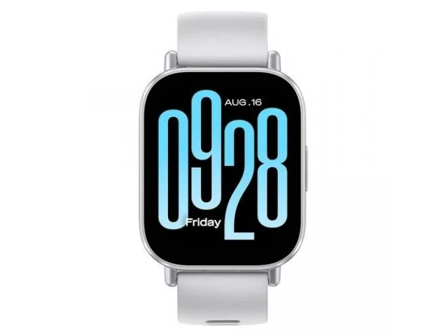 Smartwatch Xiaomi Redmi Watch 5 Active en color Silver, con GPS, pantalla AMOLED y diseño deportivo. Ideal para fitness. Avlis Uruguay